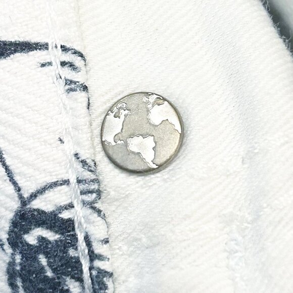 REFORMATION Comic Print High Rise Straight Jeans – Size 24P - Picture 8 of 16